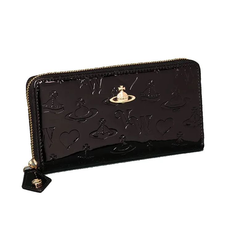 NEW-Long Version Leather Saturn Wallet