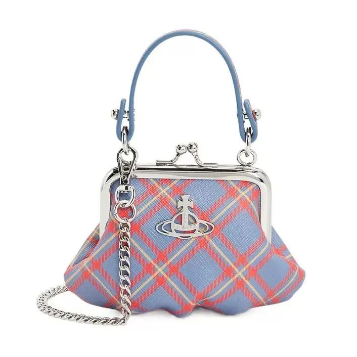 NEW-5 Styles Blue Plaid Bag