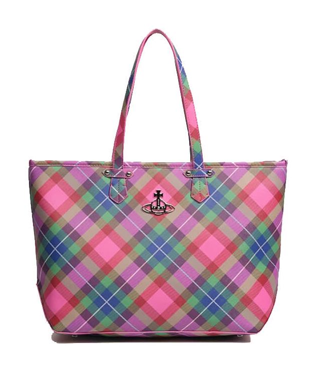 2 Colors Plaid Saturn Bag