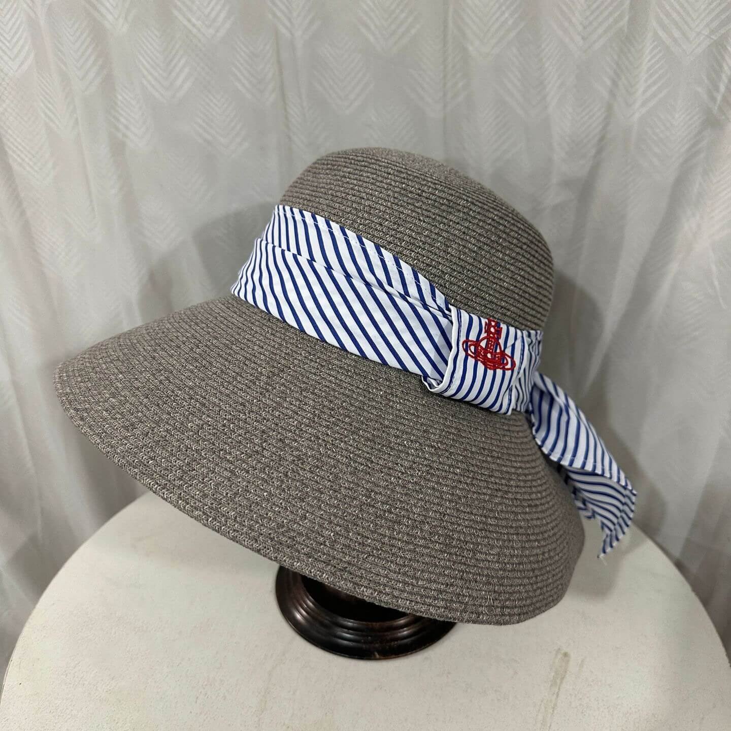 4 Colors Silk Ribbon Straw Hat