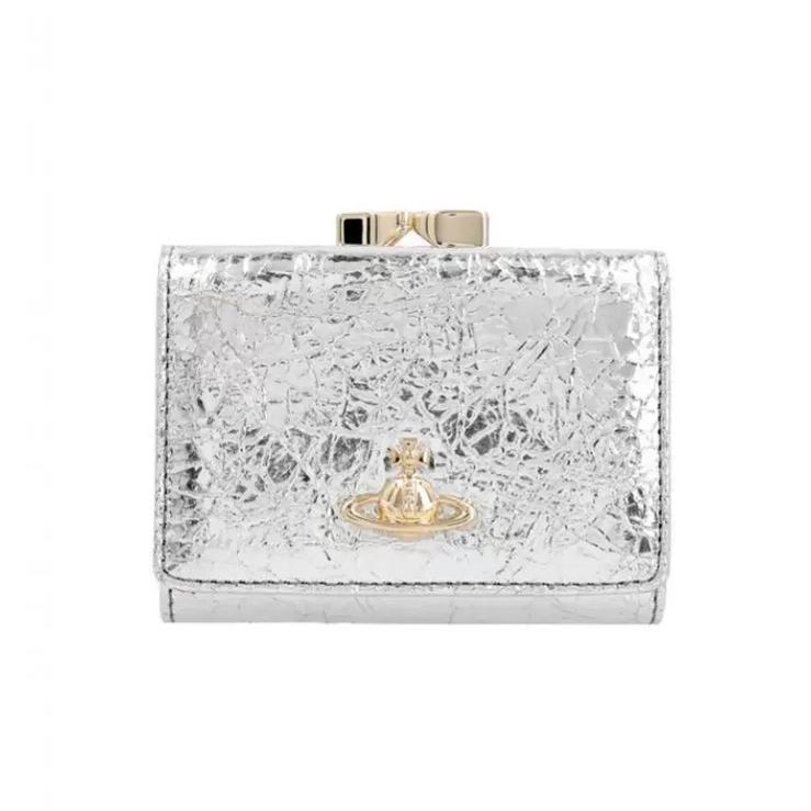 NEW-26 Colors Leather Tri-fold Saturn Wallet