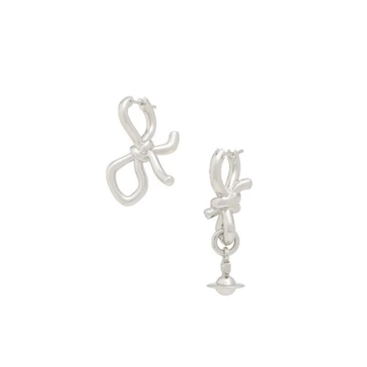 [Copy]2 Colors Harp Saturn Earrings