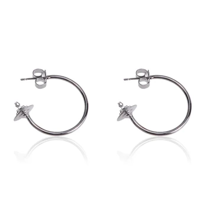 4 Colors Medium Earrings With Orb