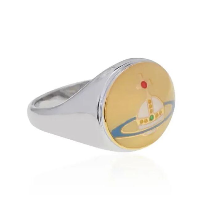 Enamel Pearl Ring