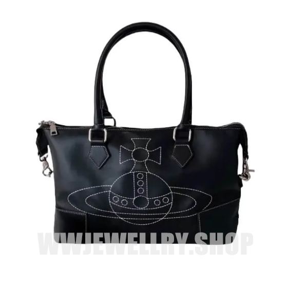 2 Colors Vintage Leather Saturn Bag