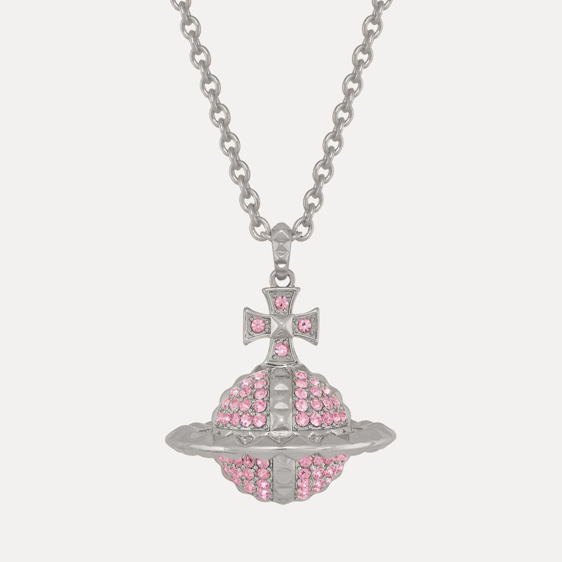 [Copy]5 Colors Enamel ORB Pendant Necklace