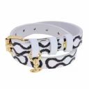 Pirate Pattern White Gold