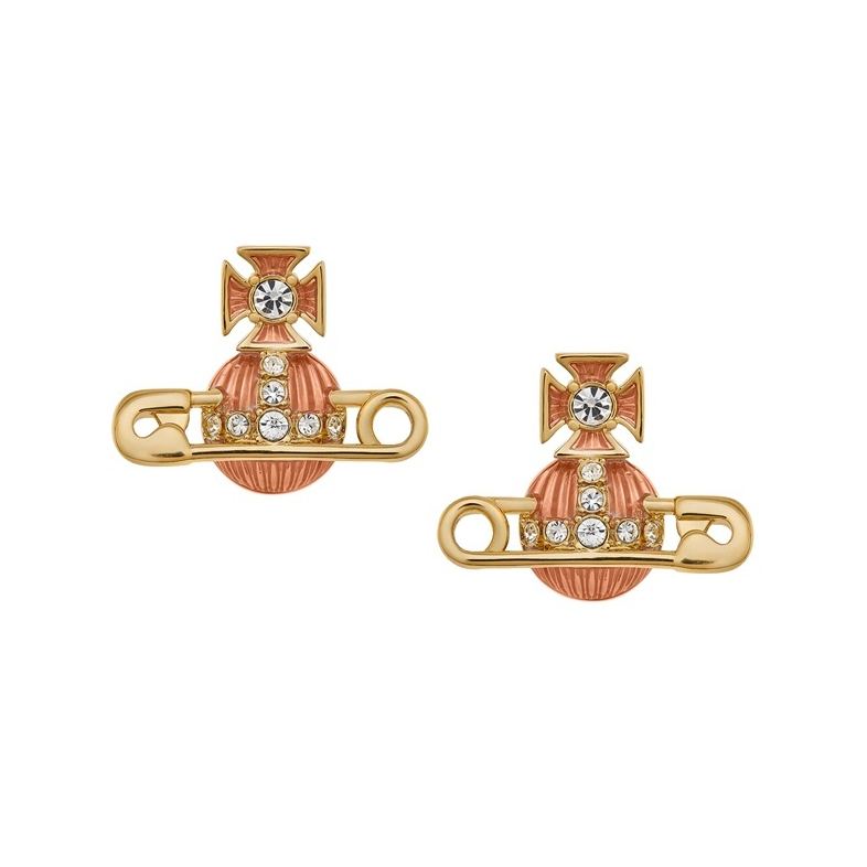 2 Colors KITTY Pin Lacquered Saturn Earrings