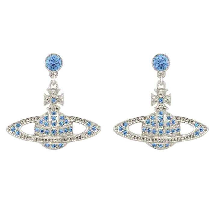 7 Colors Classic Long Saturn Earrings