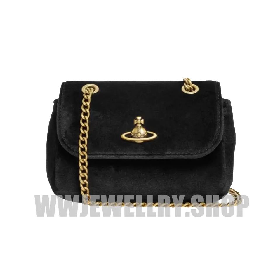 2 Colors Velvet Crossbody Saturn Bag