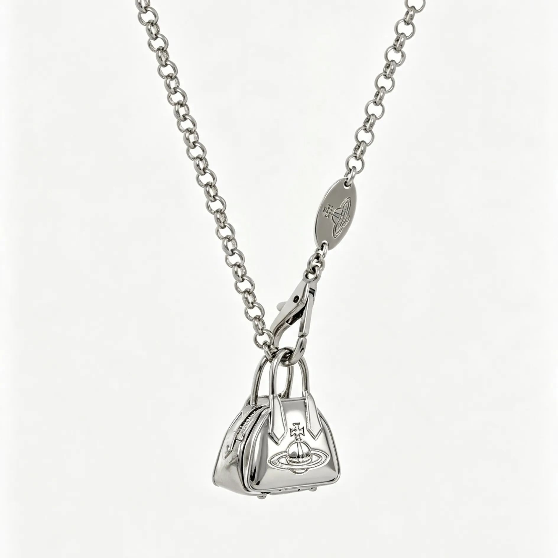 Yasmine Long Pendant Necklace