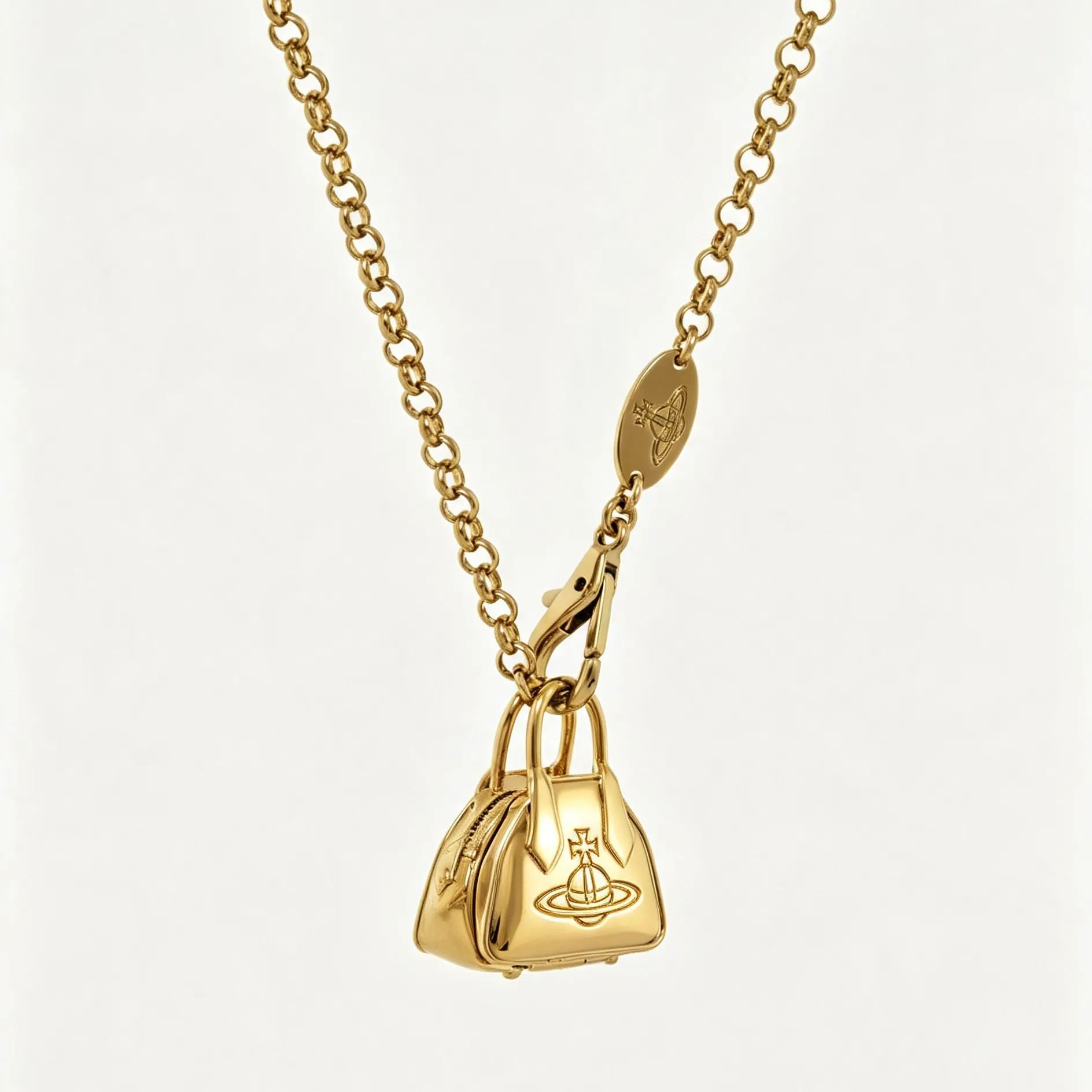 Yasmine Long Pendant Necklace