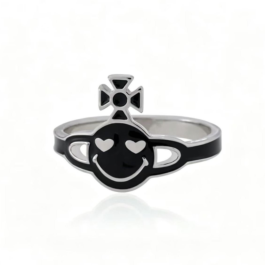 4 Colors Smile Saturn Ring