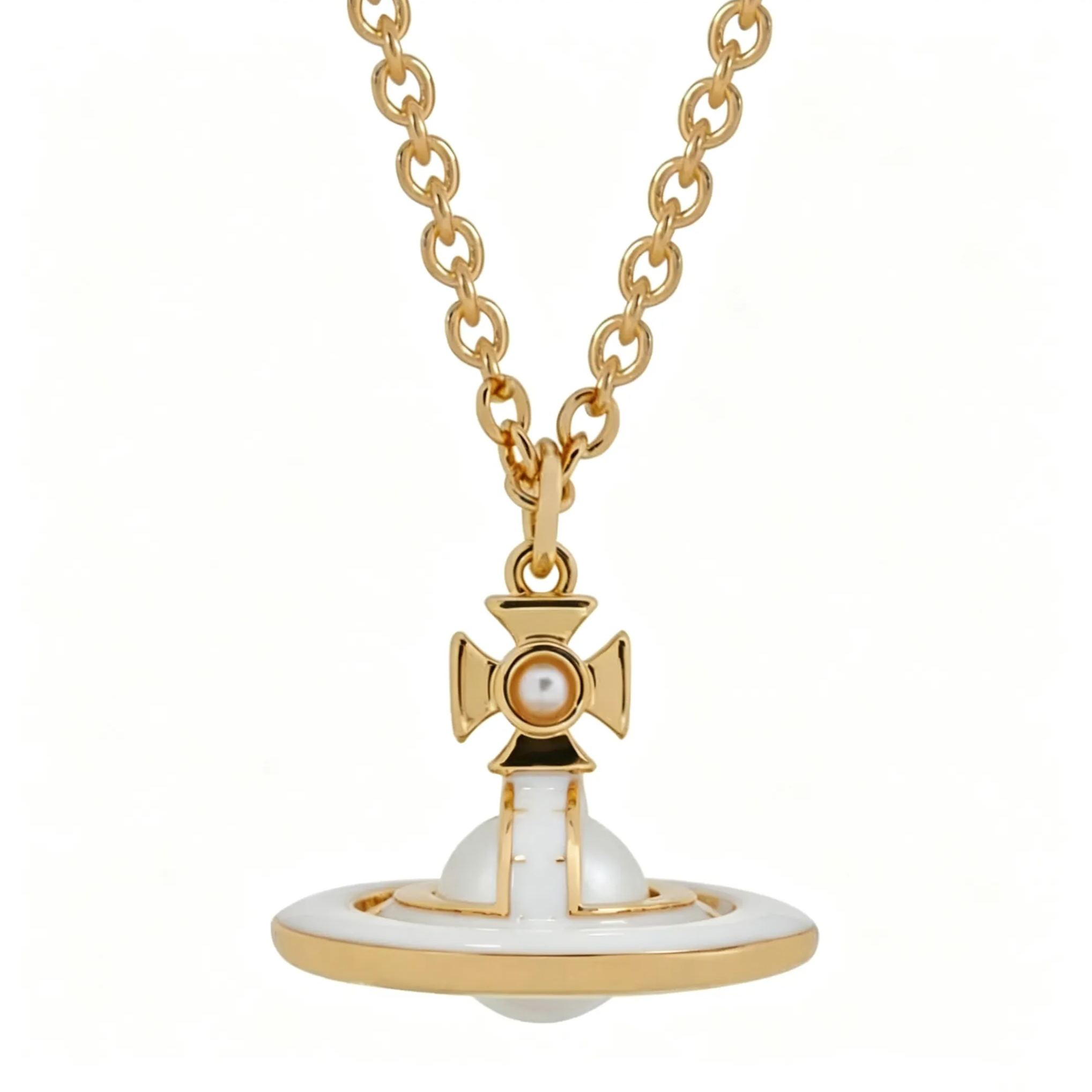 5 Colors SIMONETTA Saturn Necklace