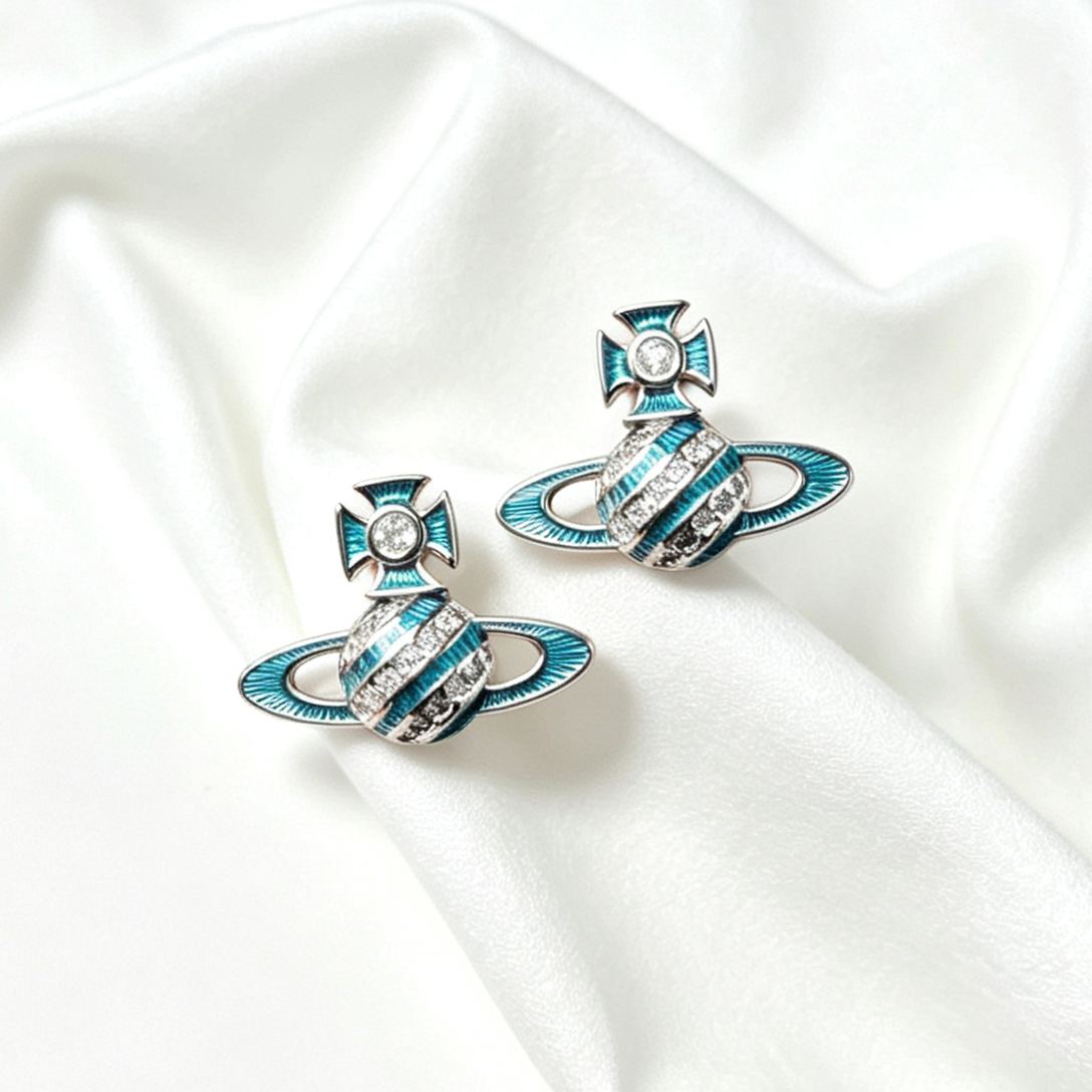 4 Colors ASSITA Saturn Earrings