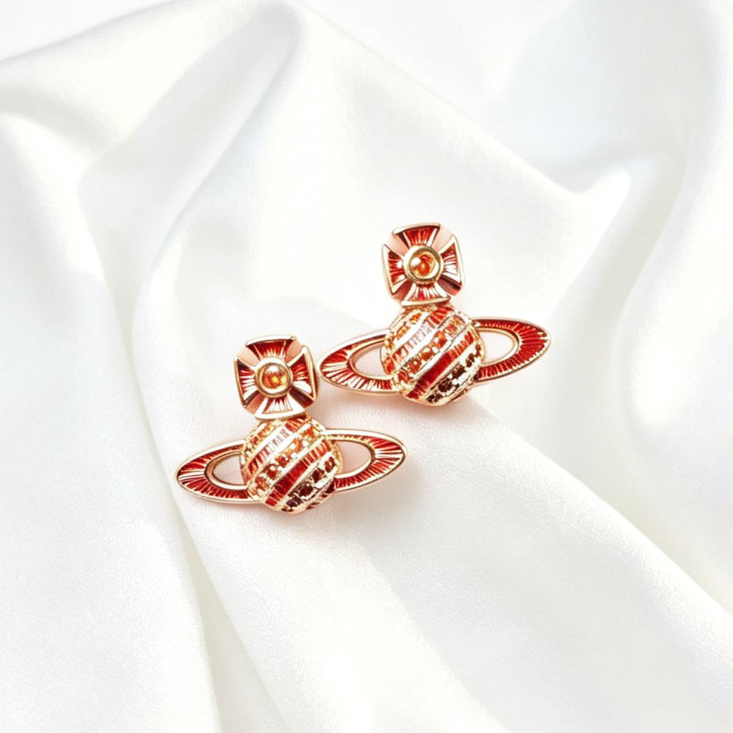 4 Colors ASSITA Saturn Earrings