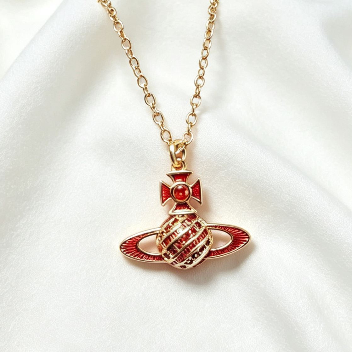 4 Colors ASSITA Saturn Necklace