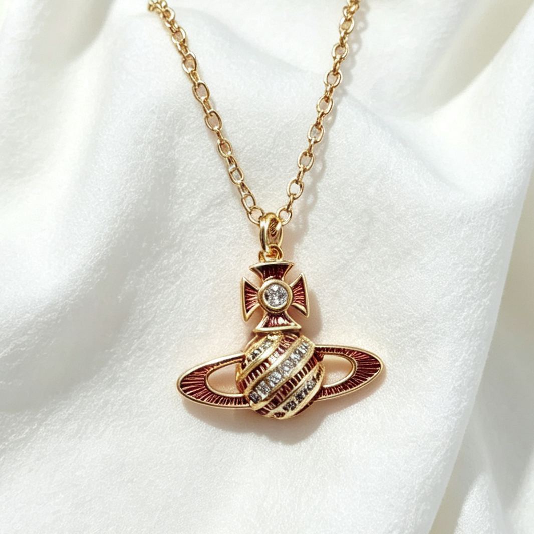4 Colors ASSITA Saturn Necklace