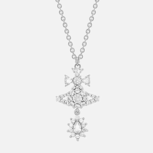 2 Colors MASHA Saturn Pendant Necklace