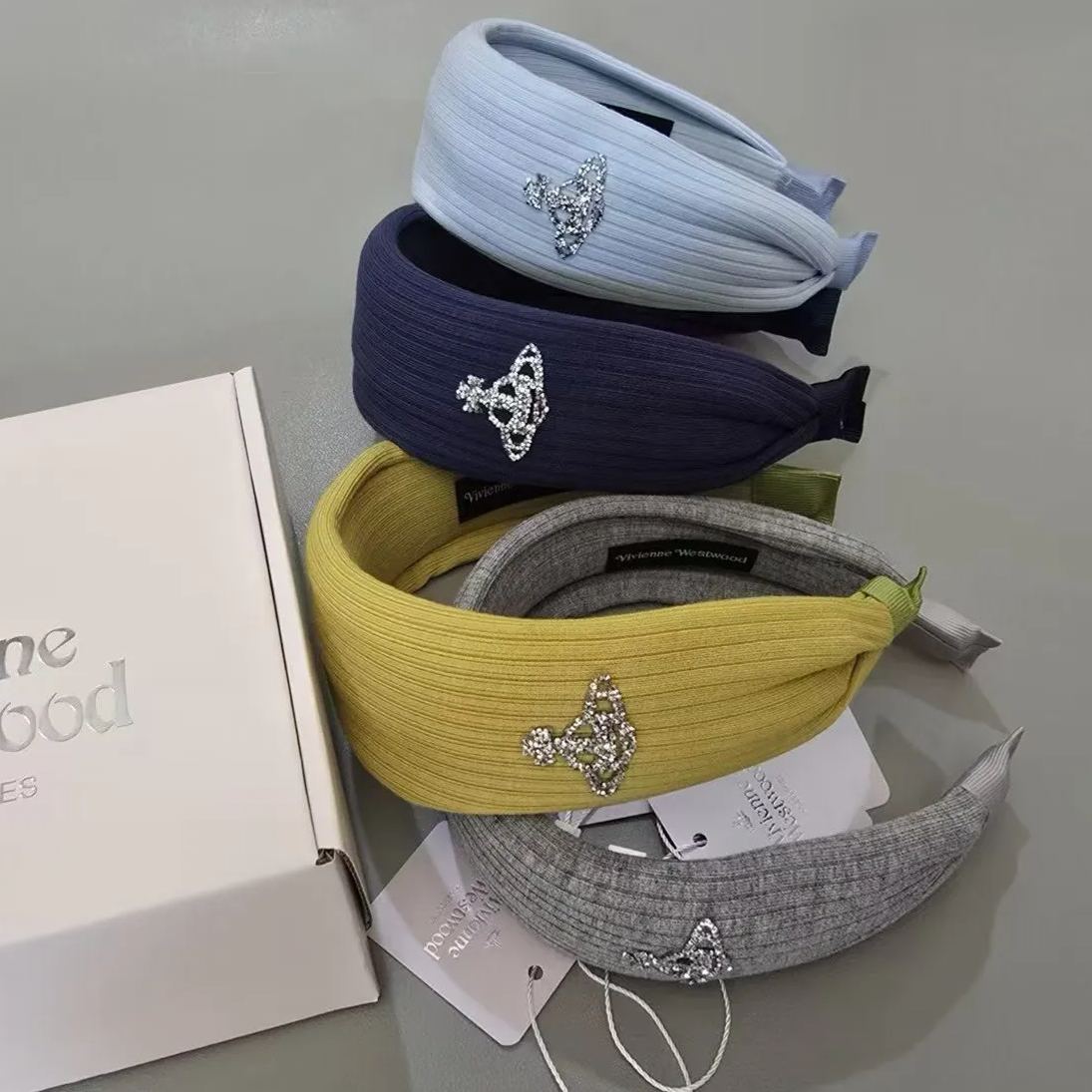 Vintage Diamond Saturn Headband