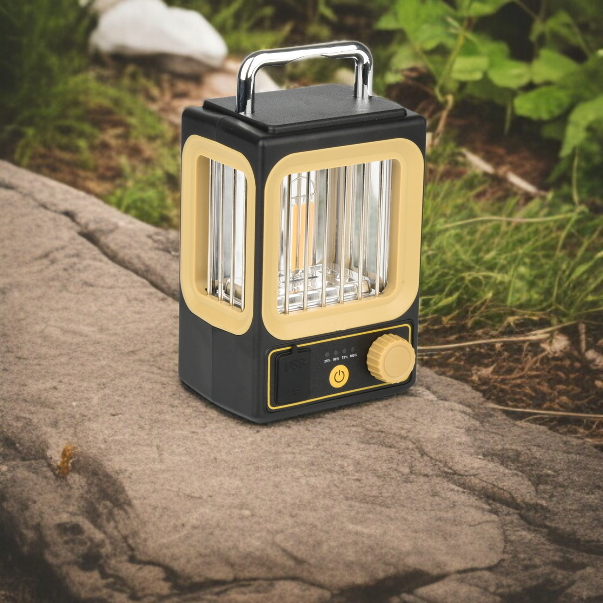 Stilvolles und nachhaltiges Wolfram-Design der Gartenleuchte