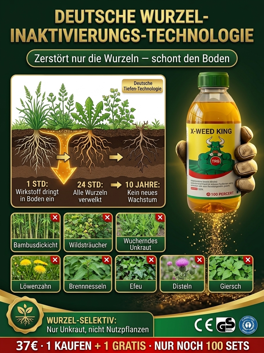 🌱 Nur 1x sprühen = 10 Jahre Ruhe: Einmalige Anwendung für ein jahrzehntelanges, unkrautfreies Ergebnis.