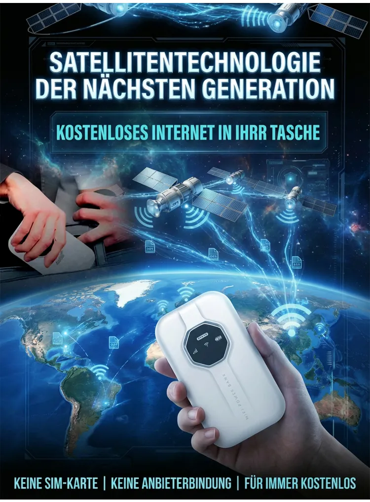 【Einschalten und verwenden, lebenslang kostenlos】 Universelles tragbares WLAN