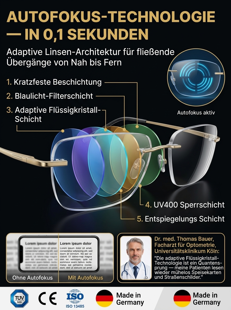 👁️【Blindstellenfreie Gleitsichtbrille】Intelligente Gleitsichtbrille✨Deutsche Forschungskooperation