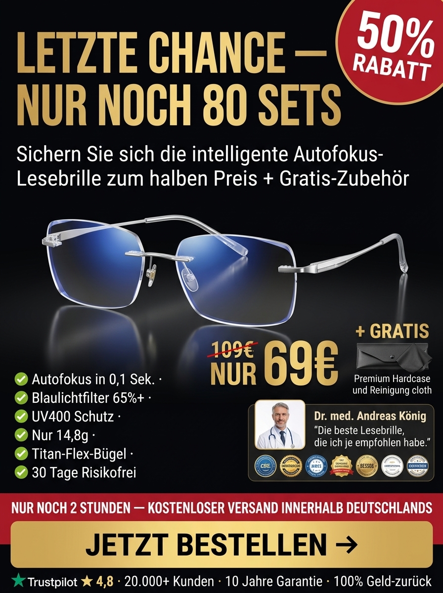 👁️【Blindstellenfreie Gleitsichtbrille】Intelligente Gleitsichtbrille✨Deutsche Forschungskooperation