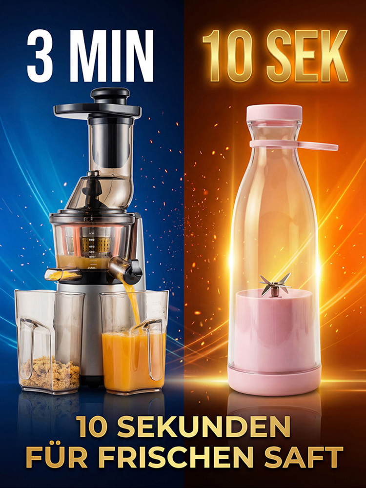 [Werksverkauf-Aktion] Reise-Mini-Elektro-Saftmixer.