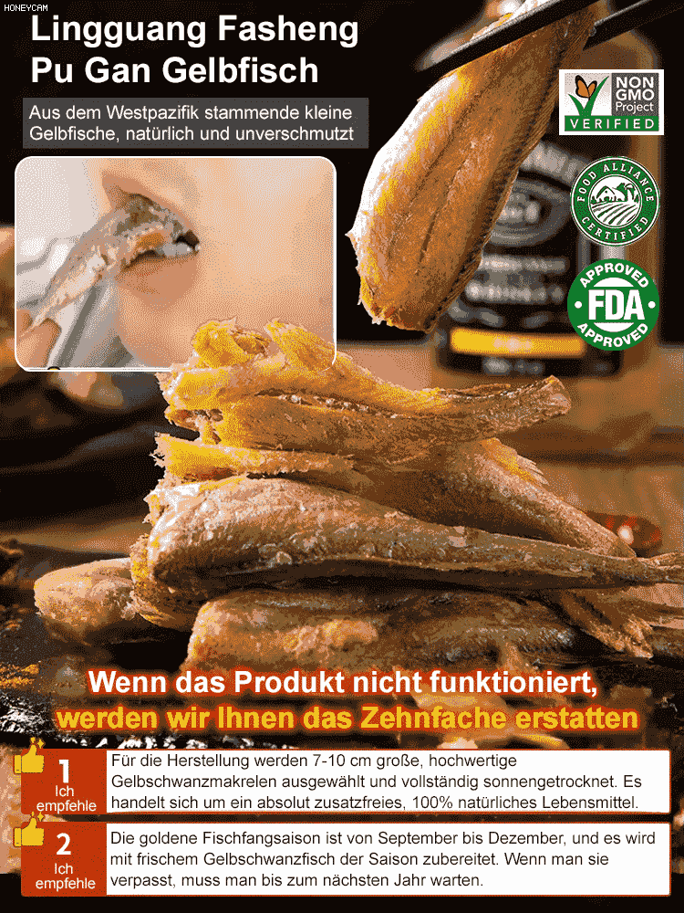 【Nutri-Score A】100% natürlicher Fisch-Snack! Nordischer Tiefsee-Wildfang!