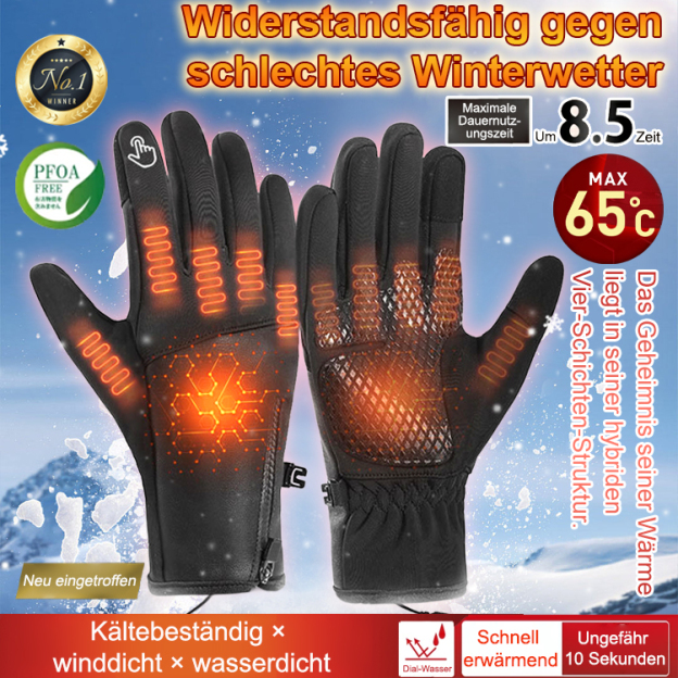Elektrisch beheizte warme Handschuhe für Damen und Herren
