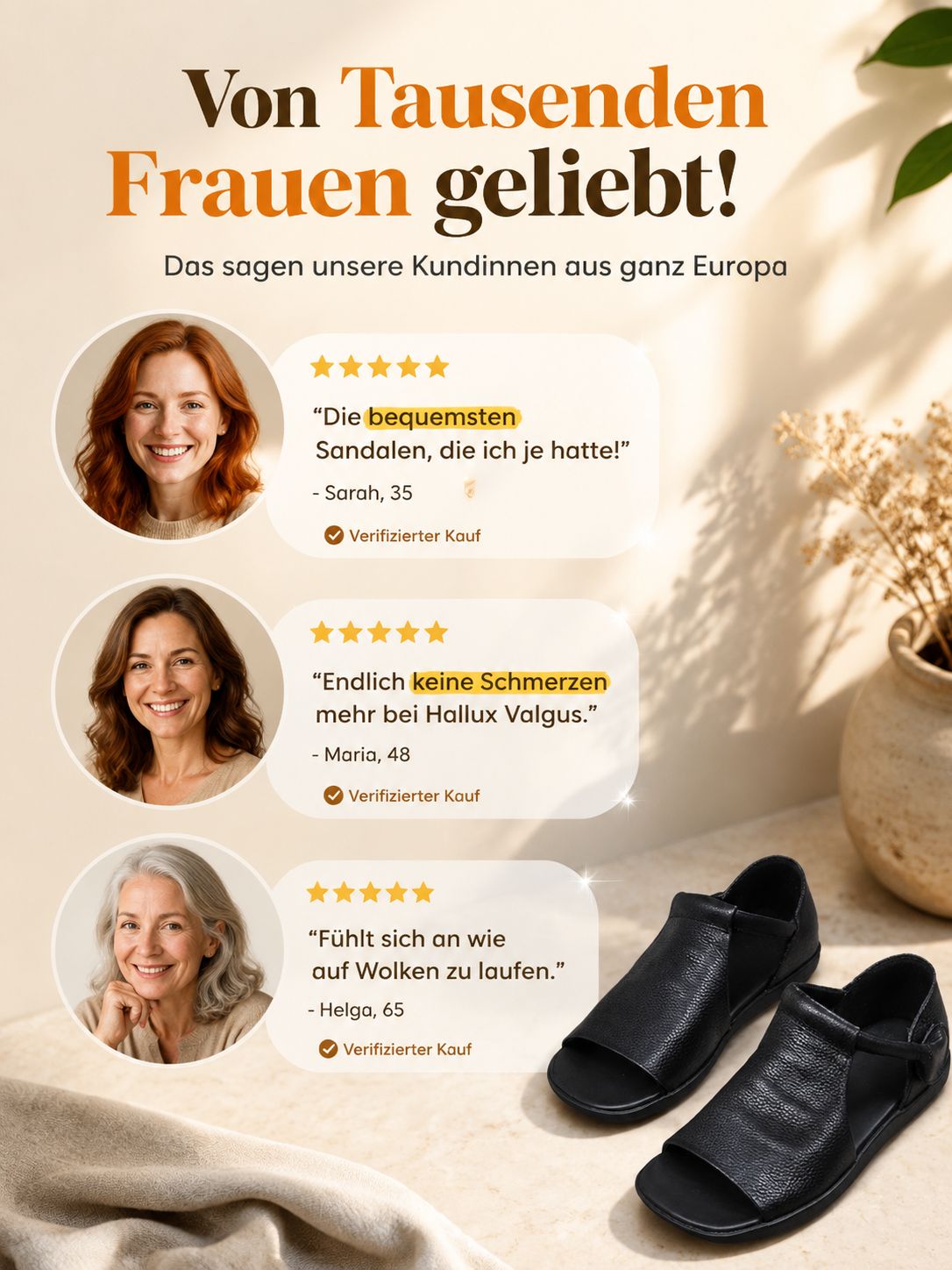 👞Handgefertigte Sandalen aus reinem Rindsleder-Hält 10 Jahre, ohne die Form zu verlieren