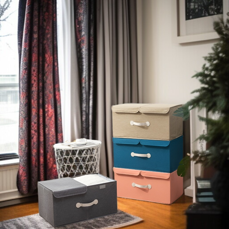 Großer Aufbewahrungskorb mit hoher Kapazität und angenehmem Stoff