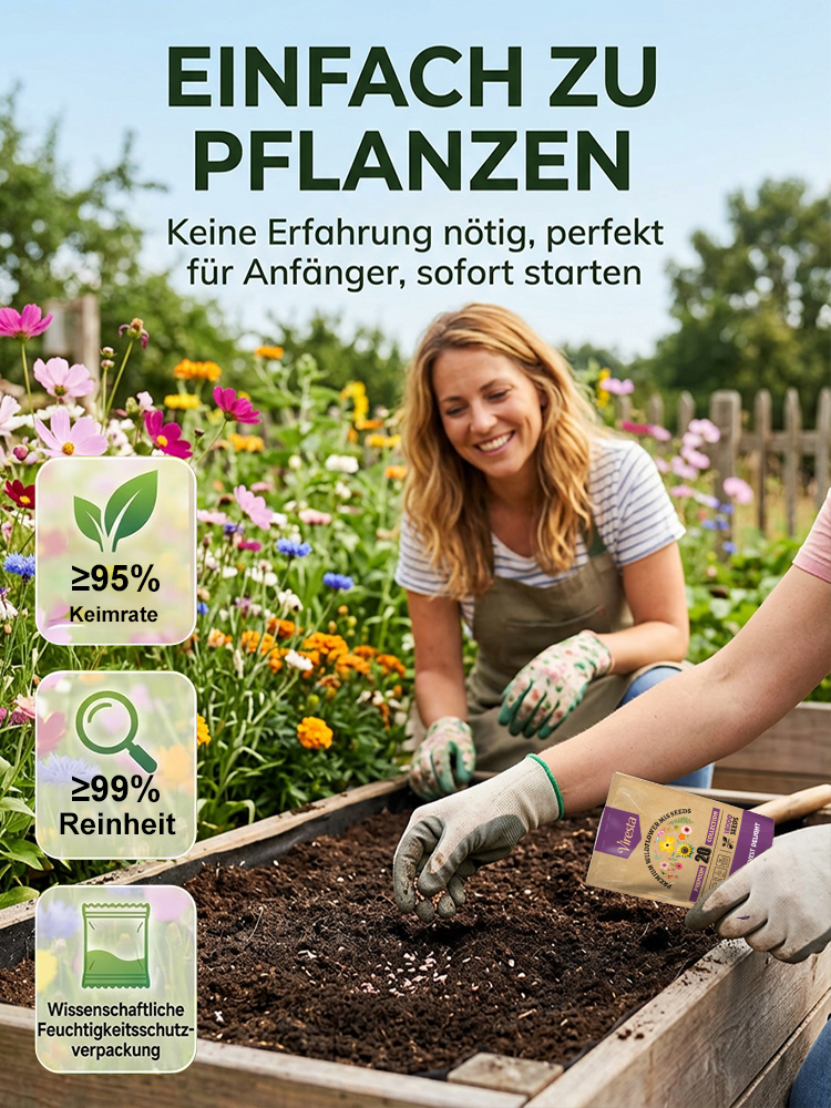 【Über 240.000 Mal gekauft】Einfach zu züchtende gemischte Blumensamen