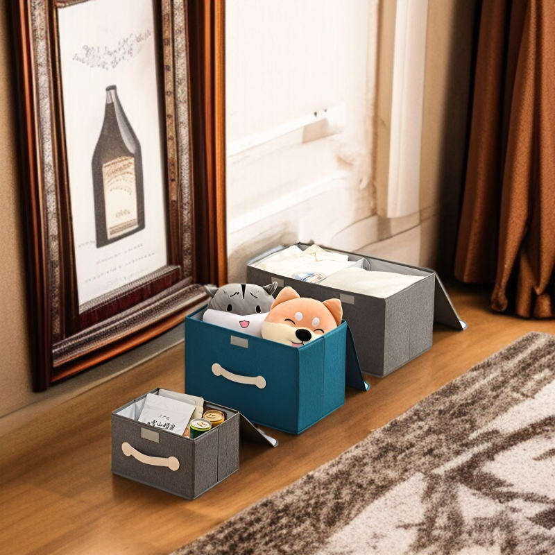 Großer Aufbewahrungskorb mit hoher Kapazität und angenehmem Stoff