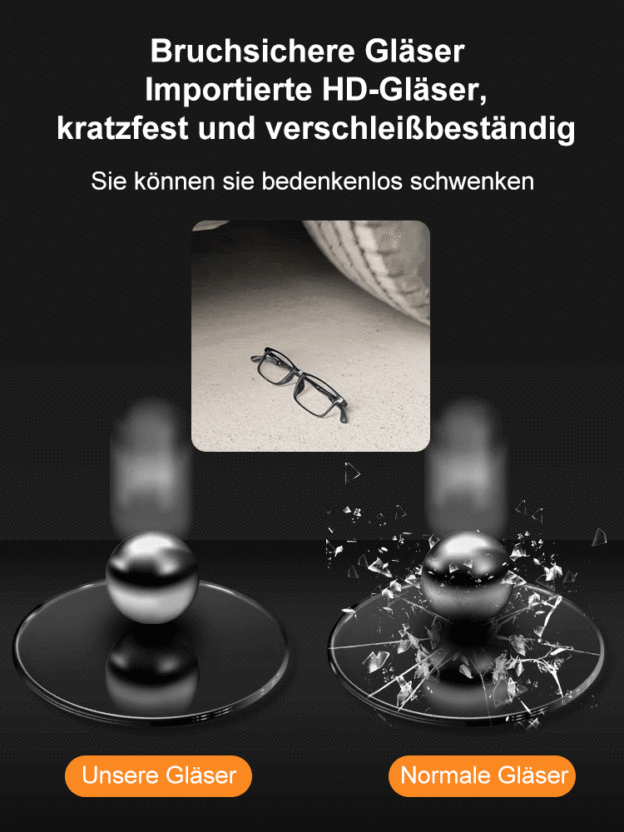 【Sehkraft zurück auf 20 Jahre】Intelligente Fokusveränderung Komfortable Lesebrille