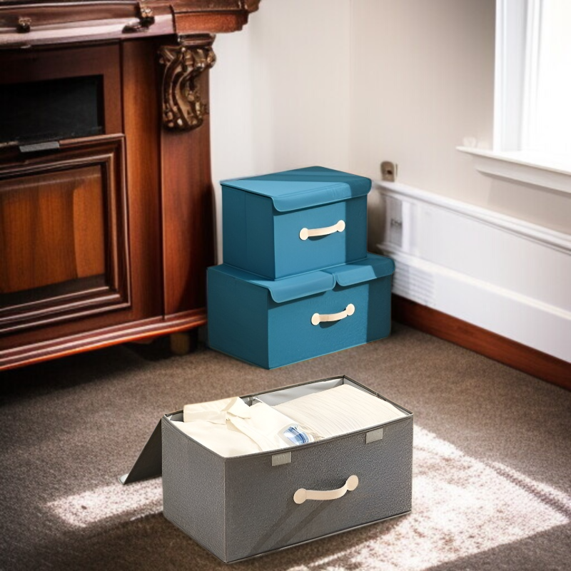 Großer Aufbewahrungskorb mit hoher Kapazität und angenehmem Stoff