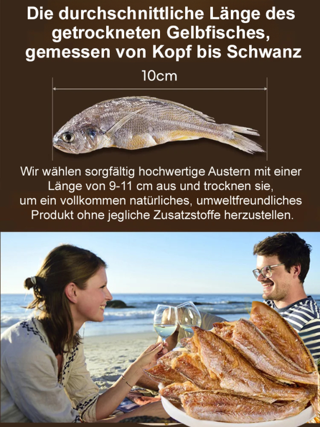 【Nutri-Score A】100% natürlicher Fisch-Snack! Nordischer Tiefsee-Wildfang!