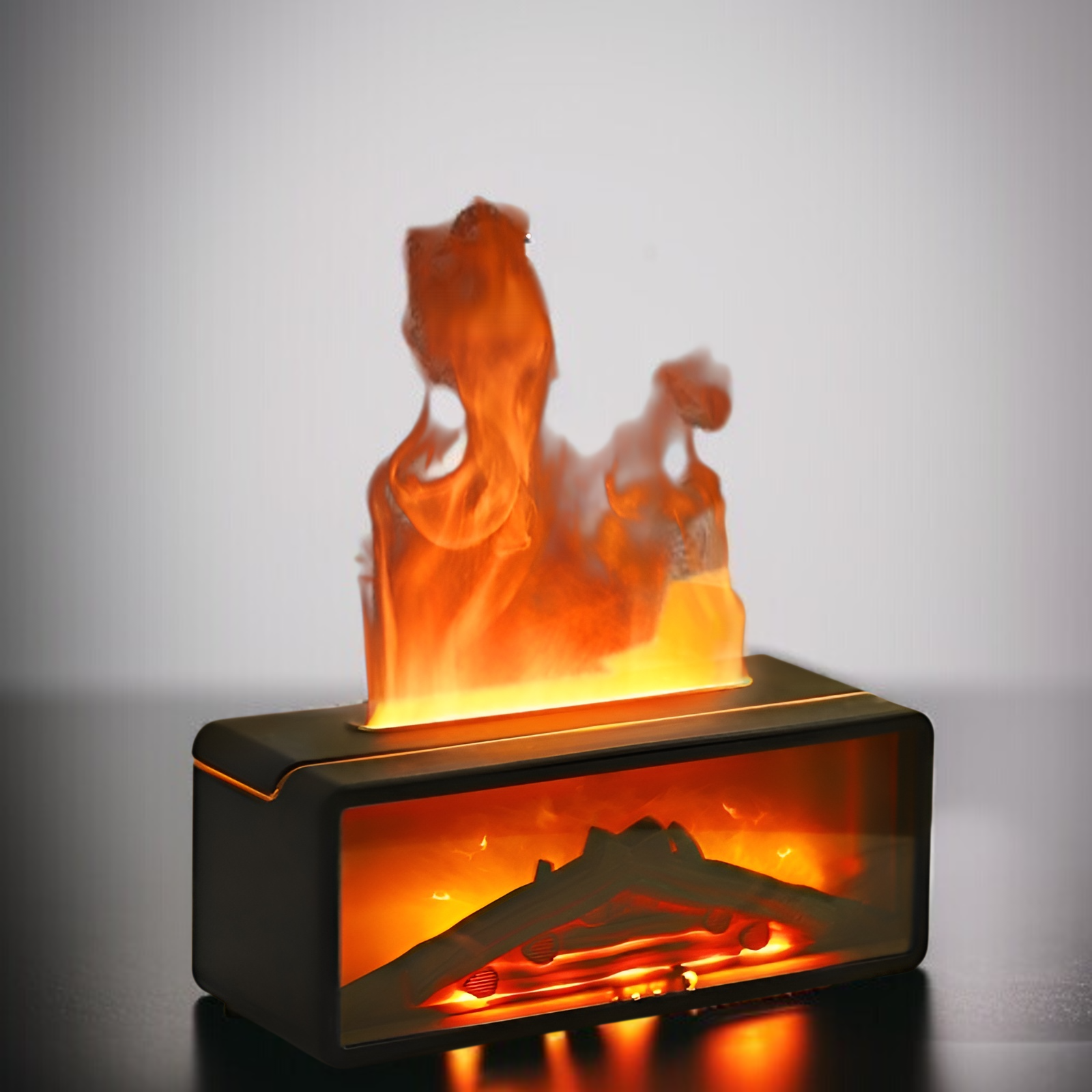 3D-Kaminflammen Aroma-Luftbefeuchter mit Fernbedienung und Farbwechsel