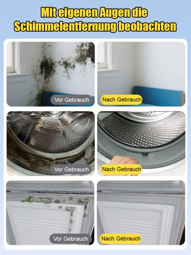 【99,9% d'efficacité bactéricide!】Allzweck-Schimmel-Spray, éliminez 10 ans de moisissures tenaces.