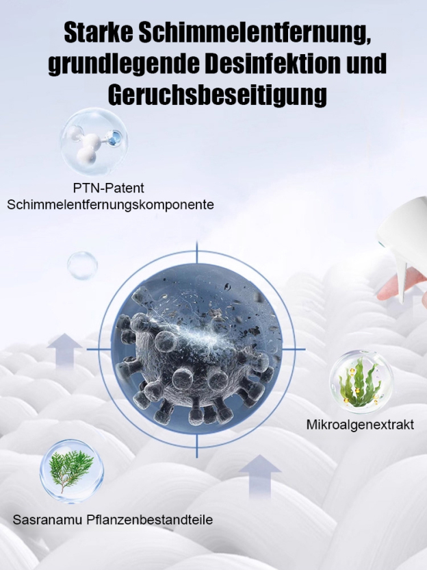 【99,9% d'efficacité bactéricide!】Allzweck-Schimmel-Spray, éliminez 10 ans de moisissures tenaces.