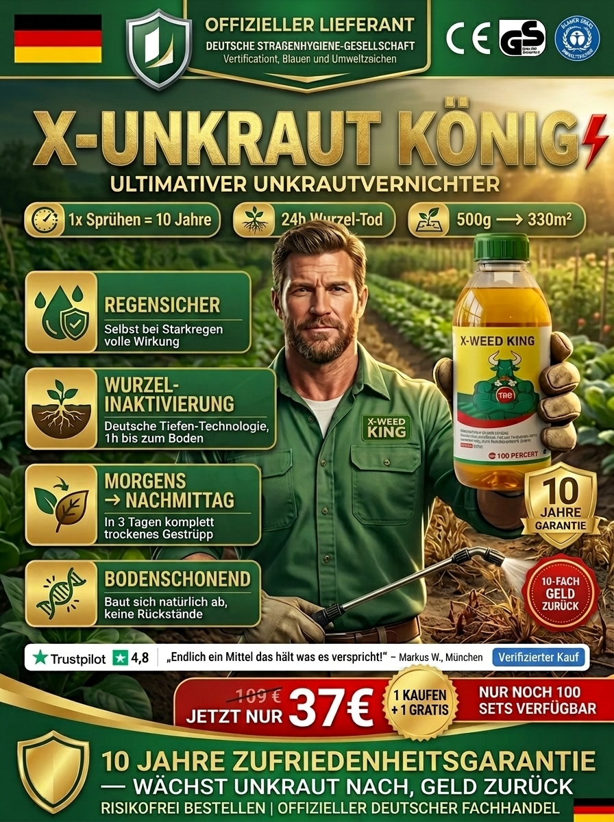 🌱 Nur 1x sprühen = 10 Jahre Ruhe: Einmalige Anwendung für ein jahrzehntelanges, unkrautfreies Ergebnis.