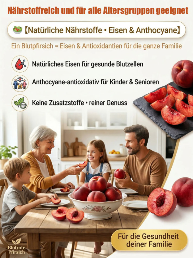 Robuste und pflegeleichte rote Pfirsichsetzlinge