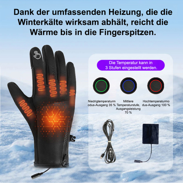 Elektrisch beheizte warme Handschuhe für Damen und Herren