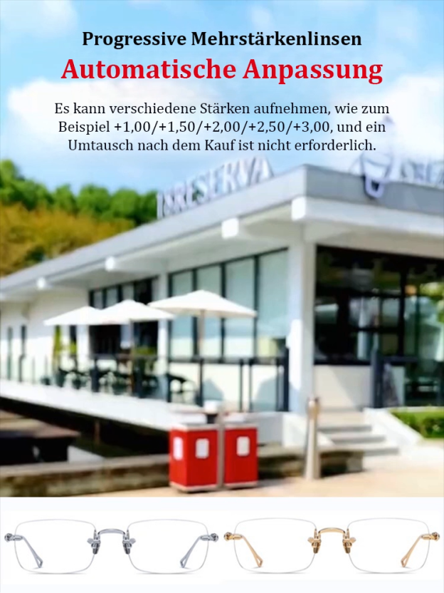 Intelligente Zoom-Strahlenschutz-Anti-Ermüdung-HD-Lesebrille