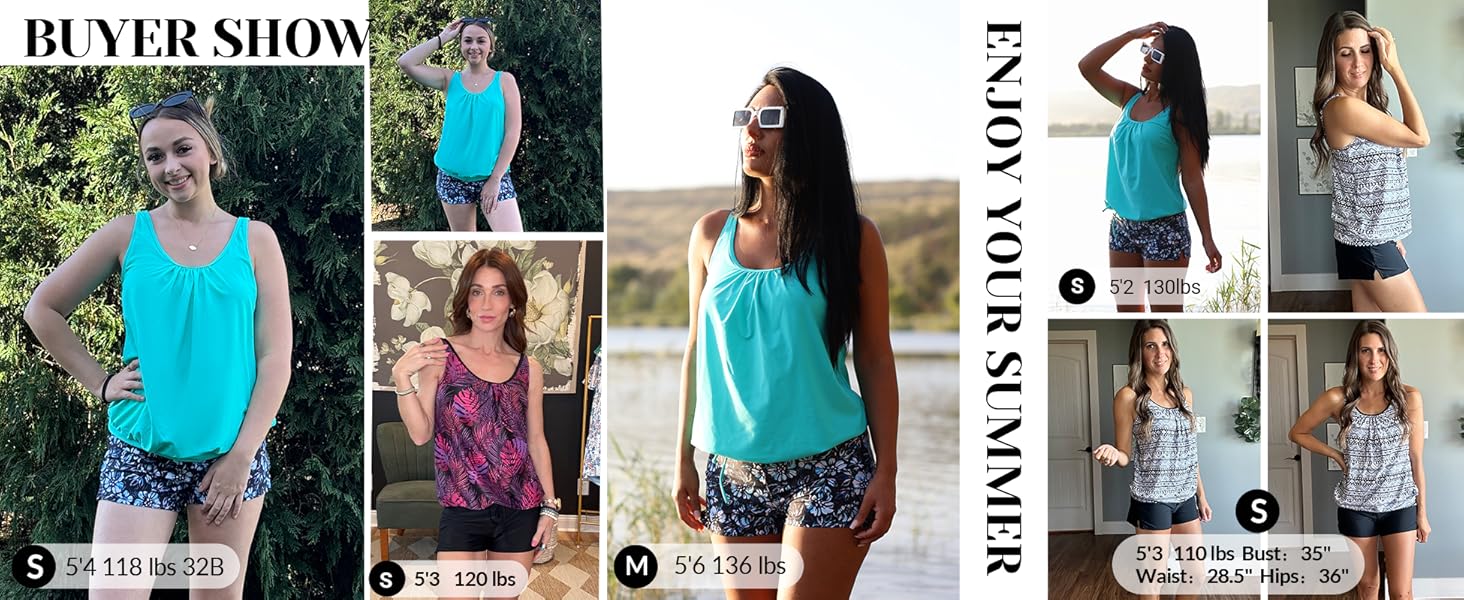 tankini set 2 piece modest  swimsuit tummy control bathing suit athletic tankini bayhing suit  