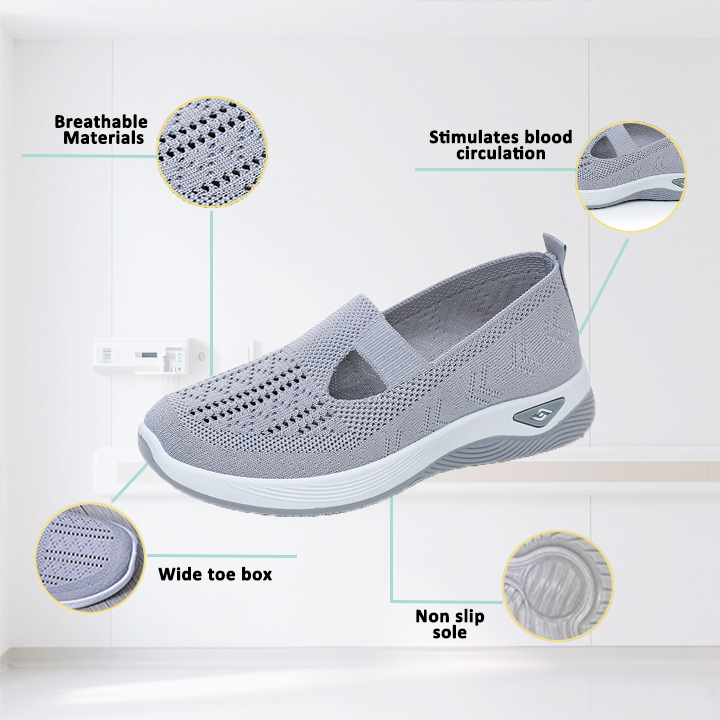 kaegreel knit shoes 31555 gray
