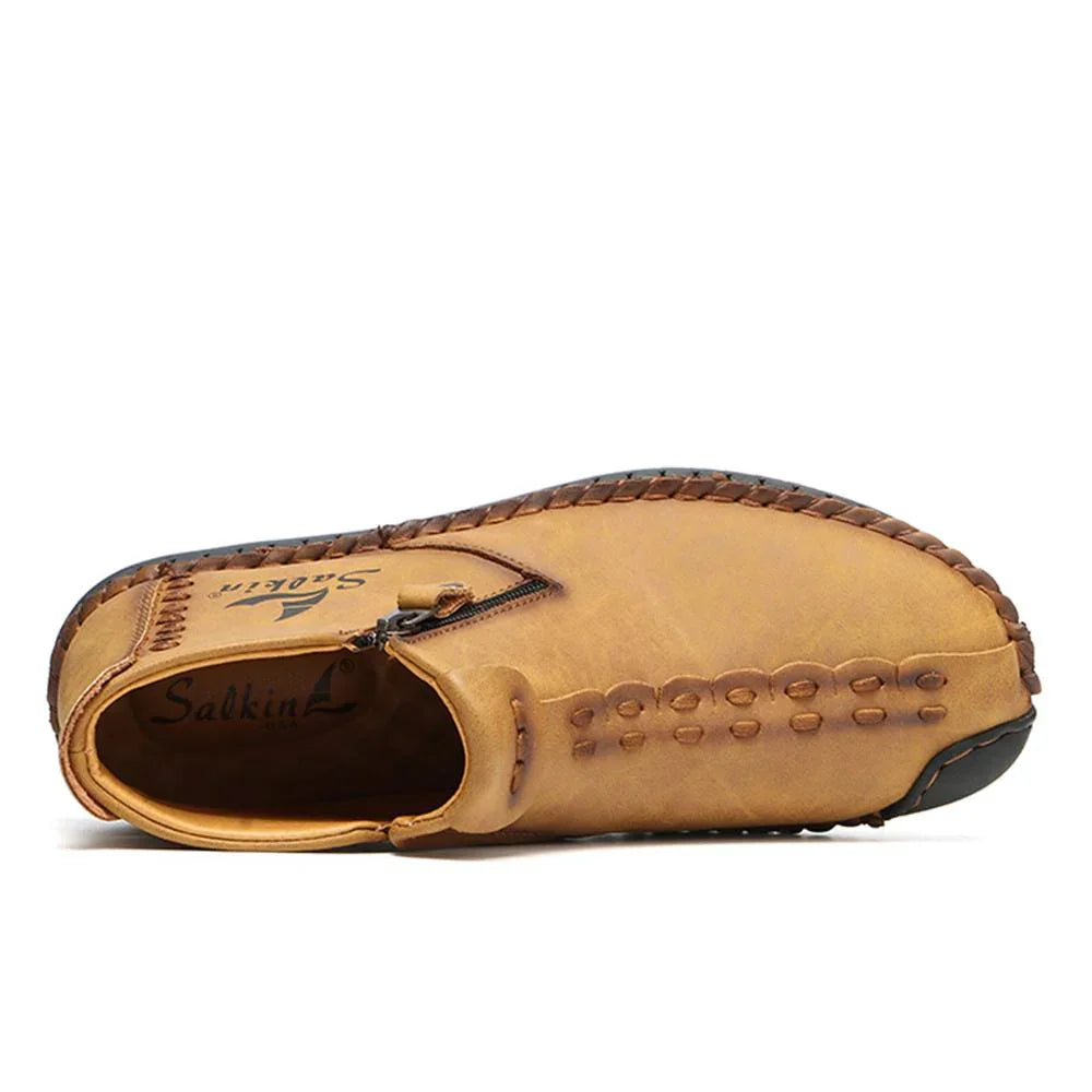 kaegreel handmade leather shoes boots 31319 yellow