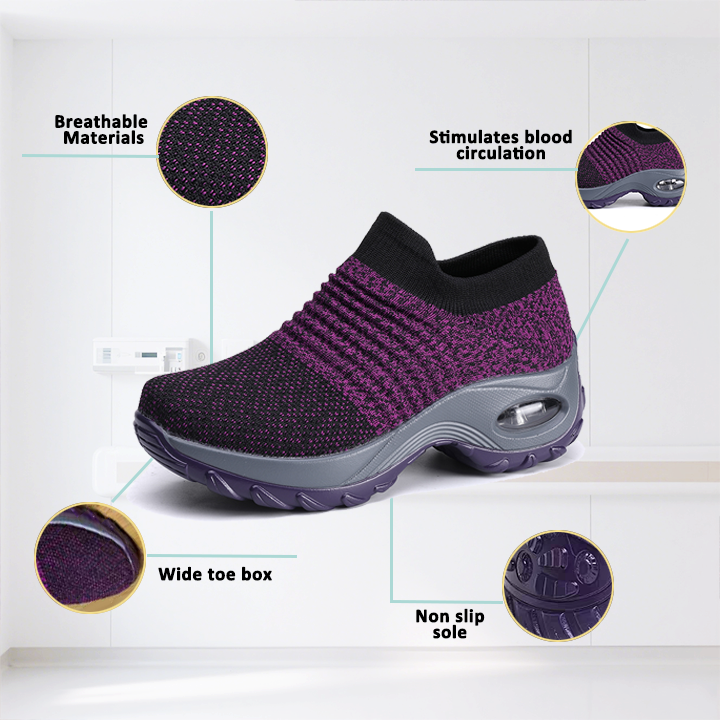 kaegreel knit shoes 31557 purple